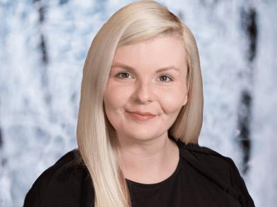 Portrait of Lindsey Clayburg, Noble Mortgage Loan Processor